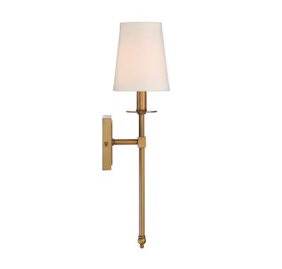 Monroe Sconce in Warm Brass