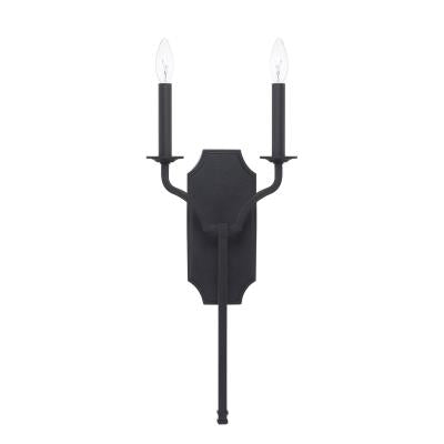 Francis Sconce 2 LT in Black Iron