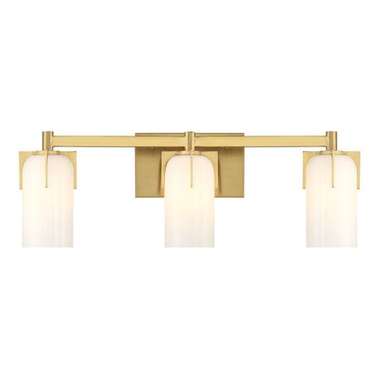 Ingrid 3 LT Vanity Light in Warm Brass