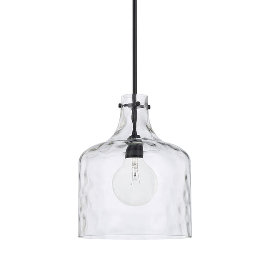 Crawford Pendant 1 LT in Matte Black