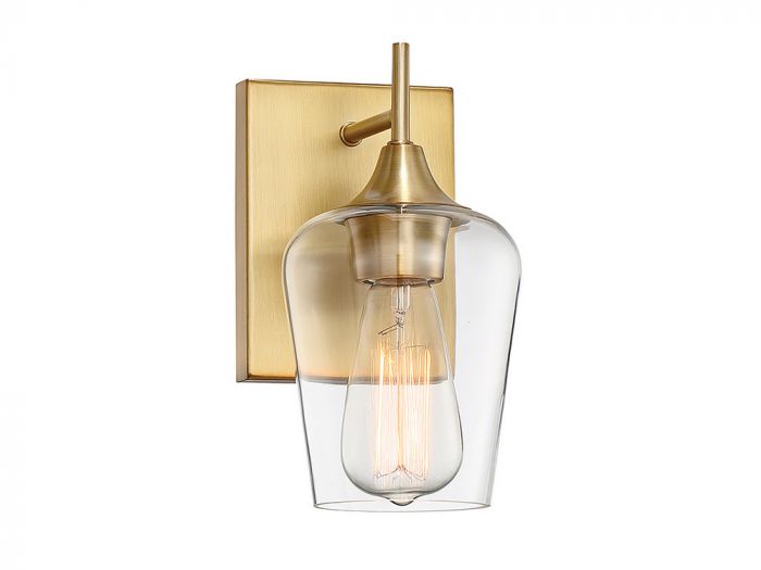 Olivia Sconce in Warm Brass