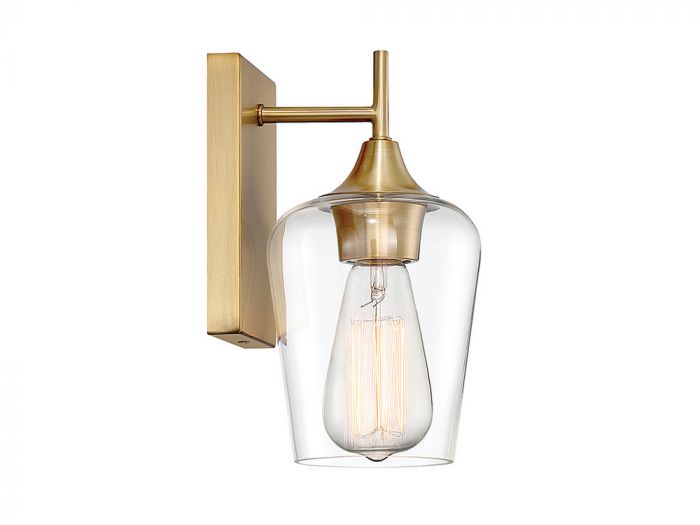 Olivia Sconce in Warm Brass