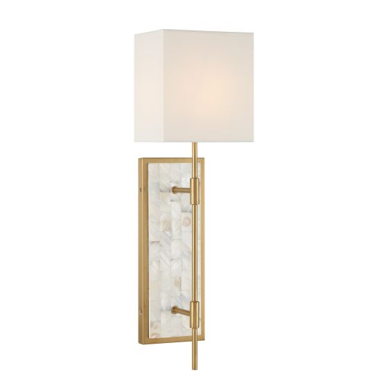 Adelaide Wall Sconce in Warm Brass