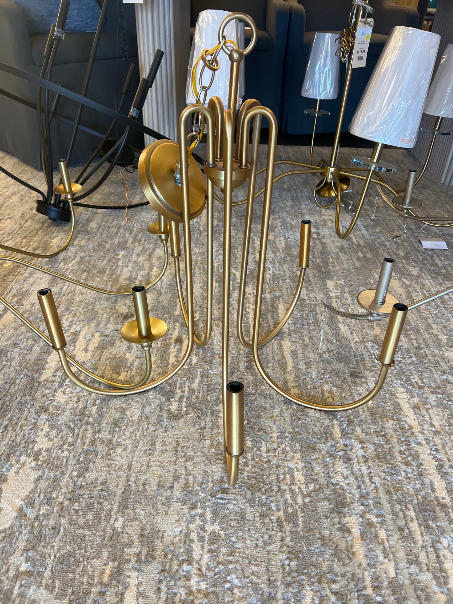 Brass Chandelier