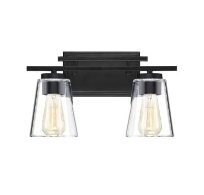 Calhoun 2 LT Vanity Light in Matte Black