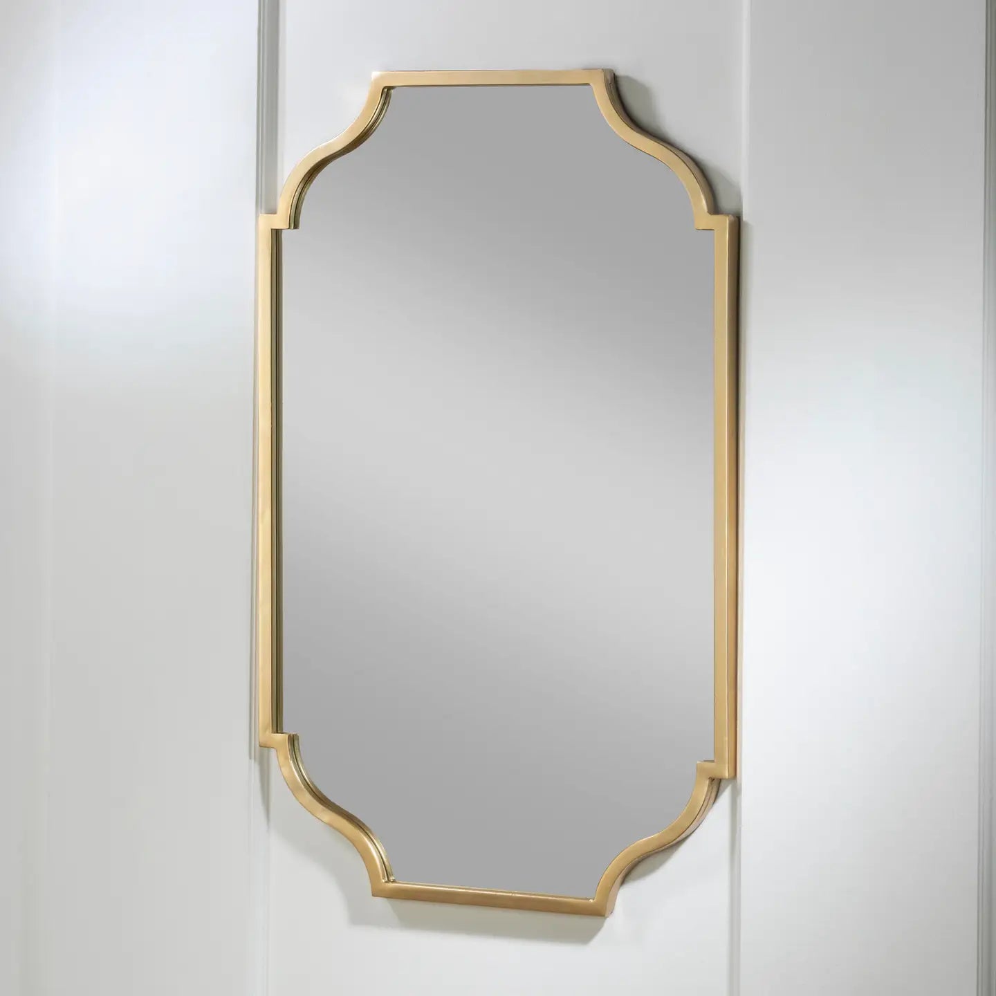Scalloped Edge Mirror