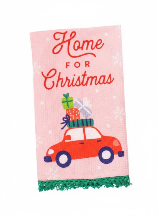 Home for Christmas Tea Towel
