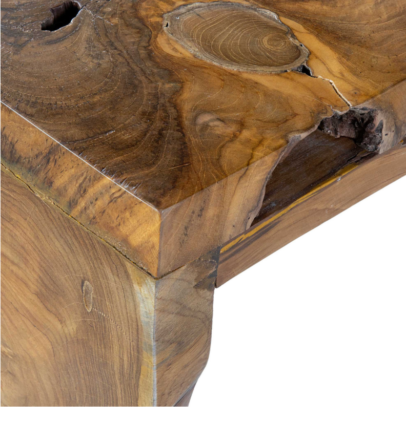 Burl Organic Teak Console Table