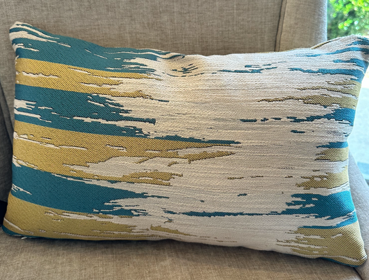 Teal Lumbar Pillow