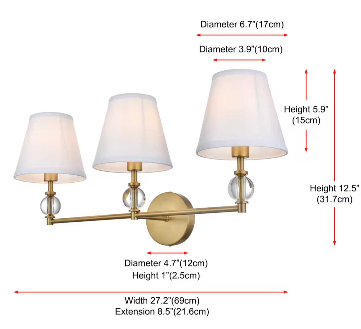 Bethany Vanity Light