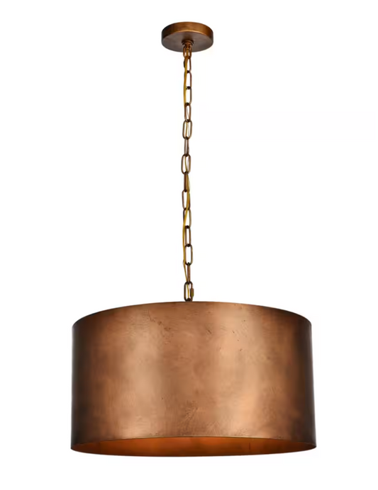 Miro Pendant in Manual Brass