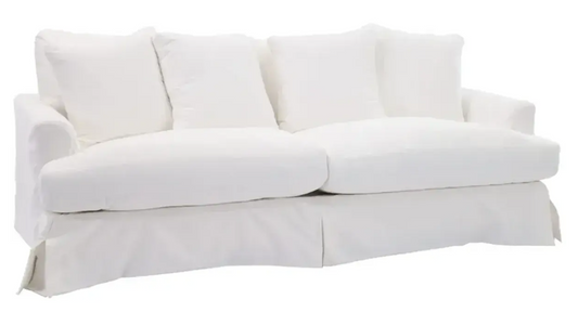RH 101 Slipcovered Sofa-White