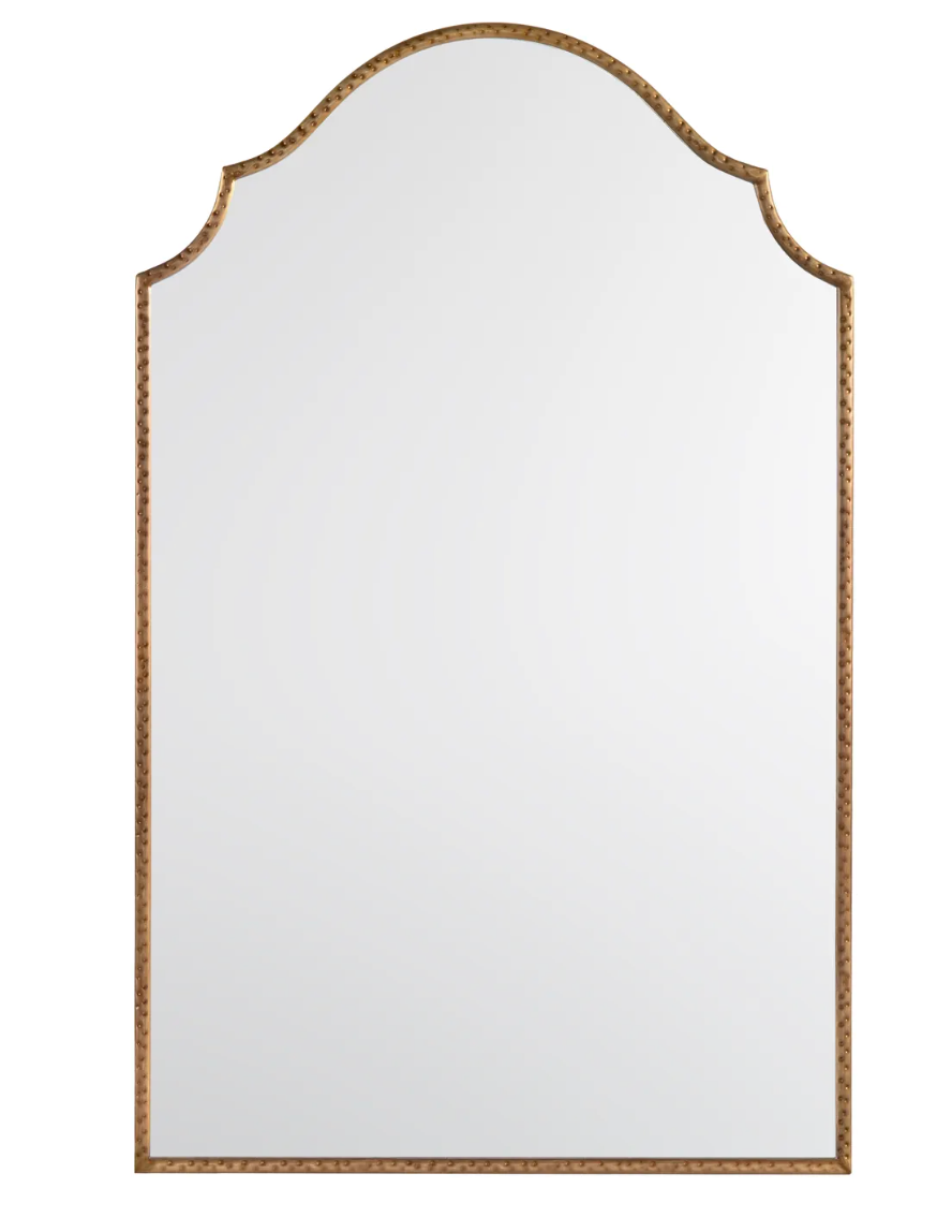 Gold Waverly Arched Mirror