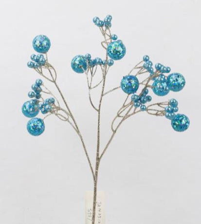 Glittered Ball Spray-Blue