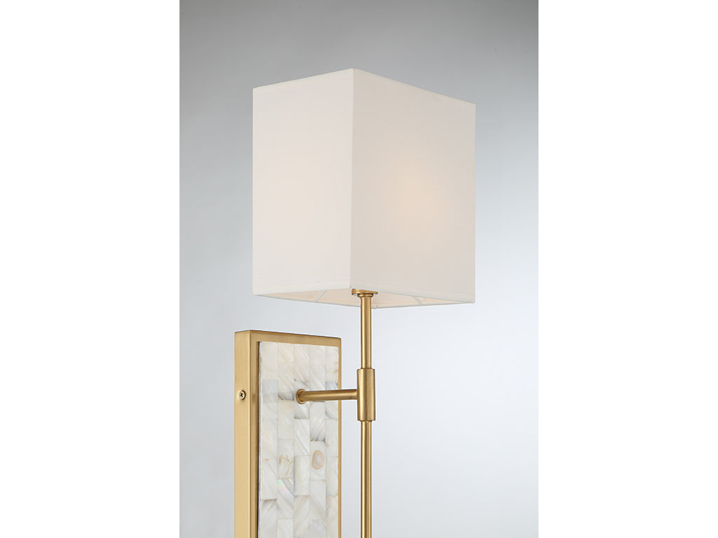Eastover Wall Sconce in Warm Brass