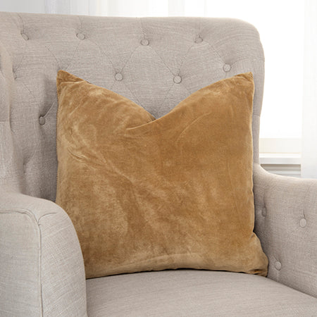 Gold Woven 22" x 22" Pillow