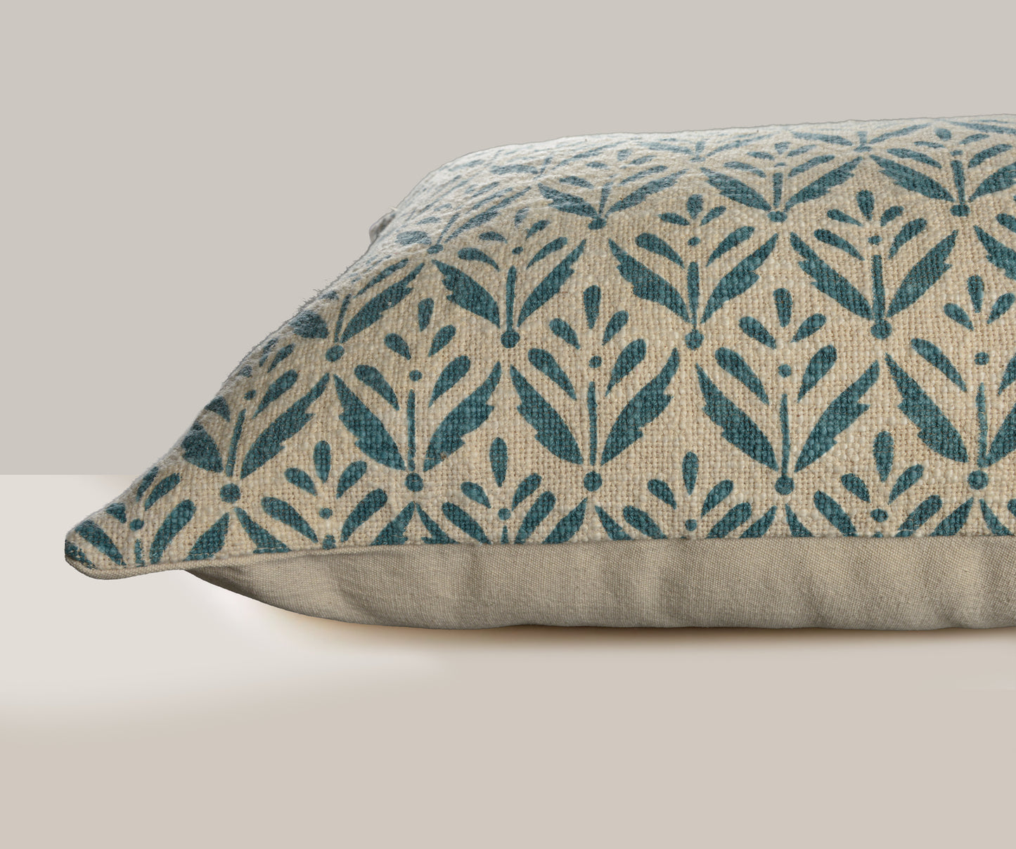 Botanical Print Lumbar Pillow
