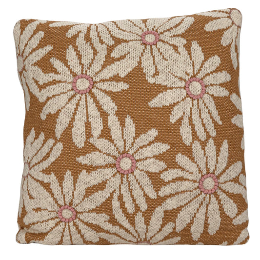 Flower Power Throw Pillow