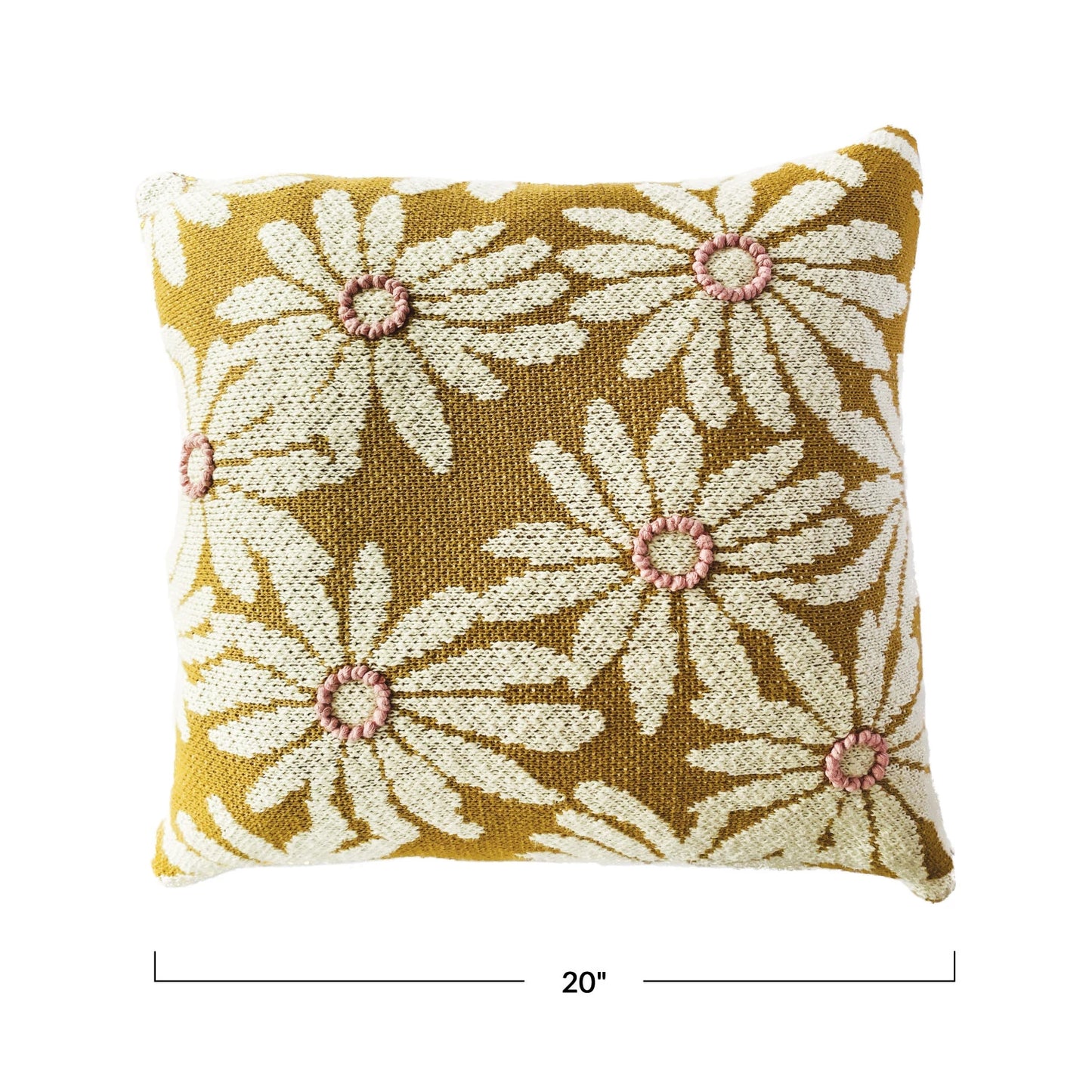 Flower Power Throw Pillow