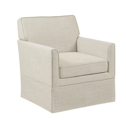 Cream Slipcover Style Arm Chair