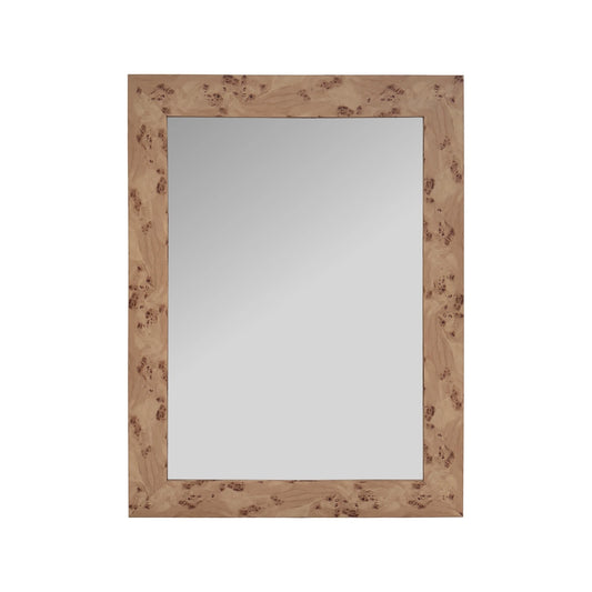 Burled Wood Mirror