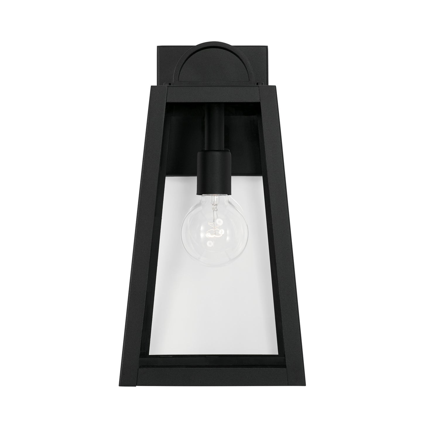 Leighton Exterior 1 LT Wall Lantern in Black