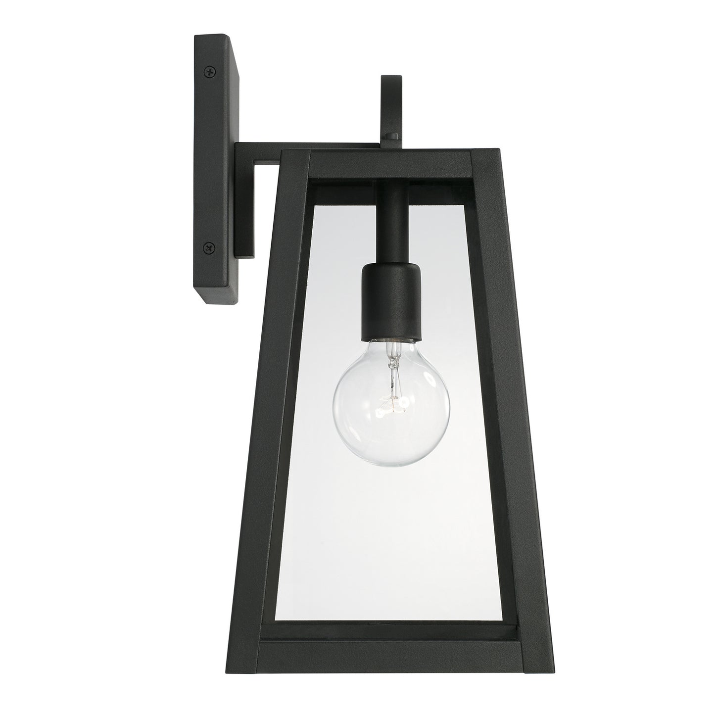 Leighton Exterior 1 LT Wall Lantern in Black