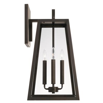 Leighton Exterior 4 LT Wall Lantern in Oiled Bronze