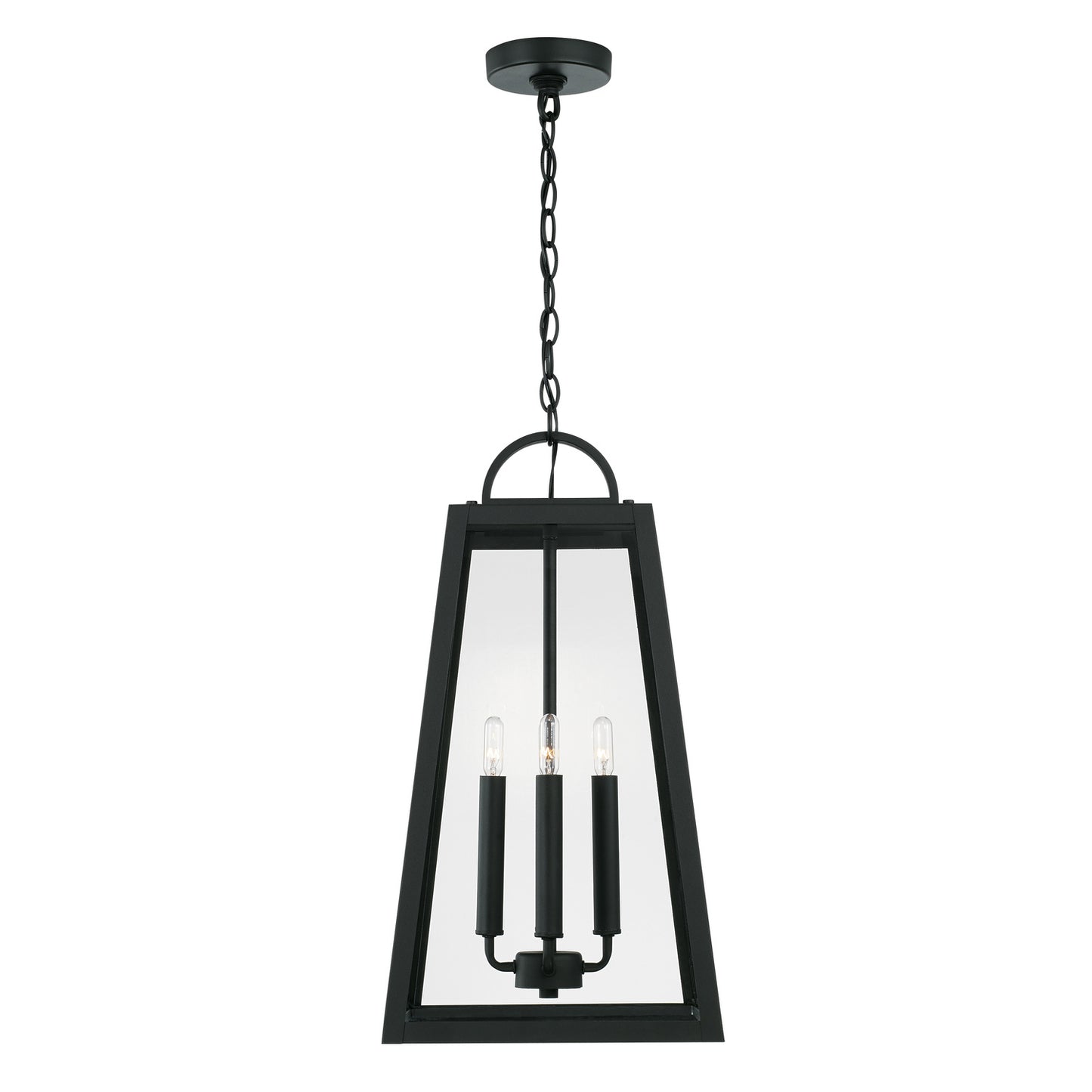 Hamp 4 Exterior Pendant 4LT in Black