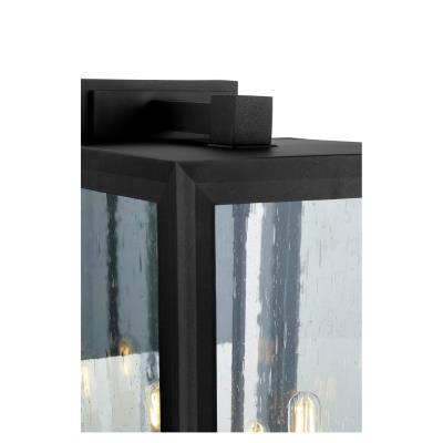 Bravo Exterior 4 LT Wall Lantern in Textured Black - Large