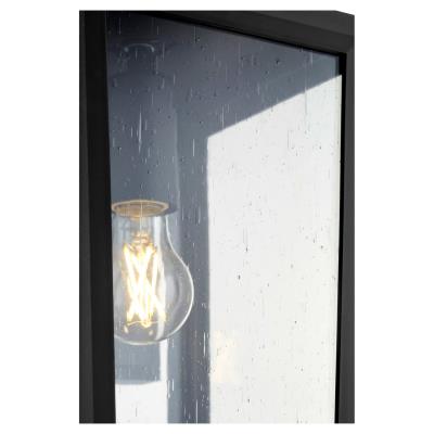 Bravo Exterior 1 LT Wall Lantern in Textured Black - Medium