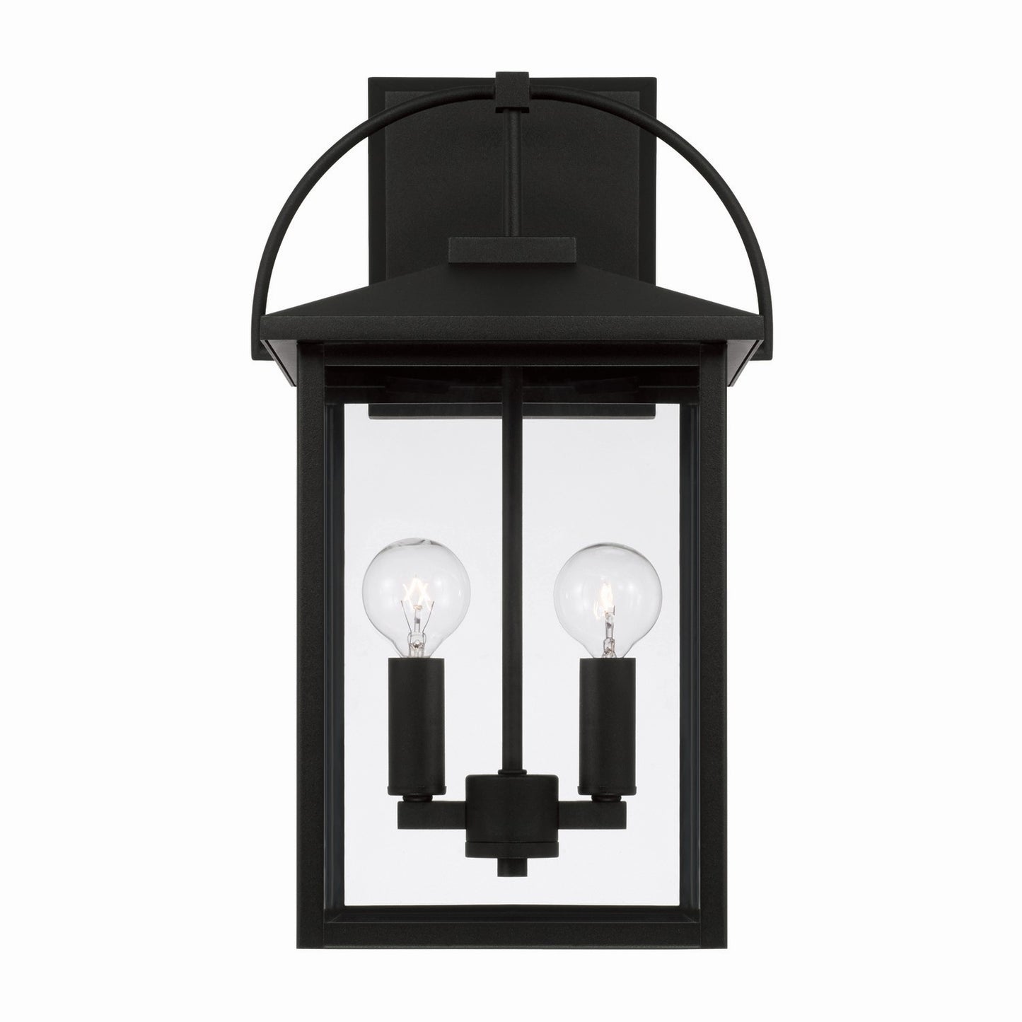 Bryson Exterior Lantern 2 LT in Black - Small