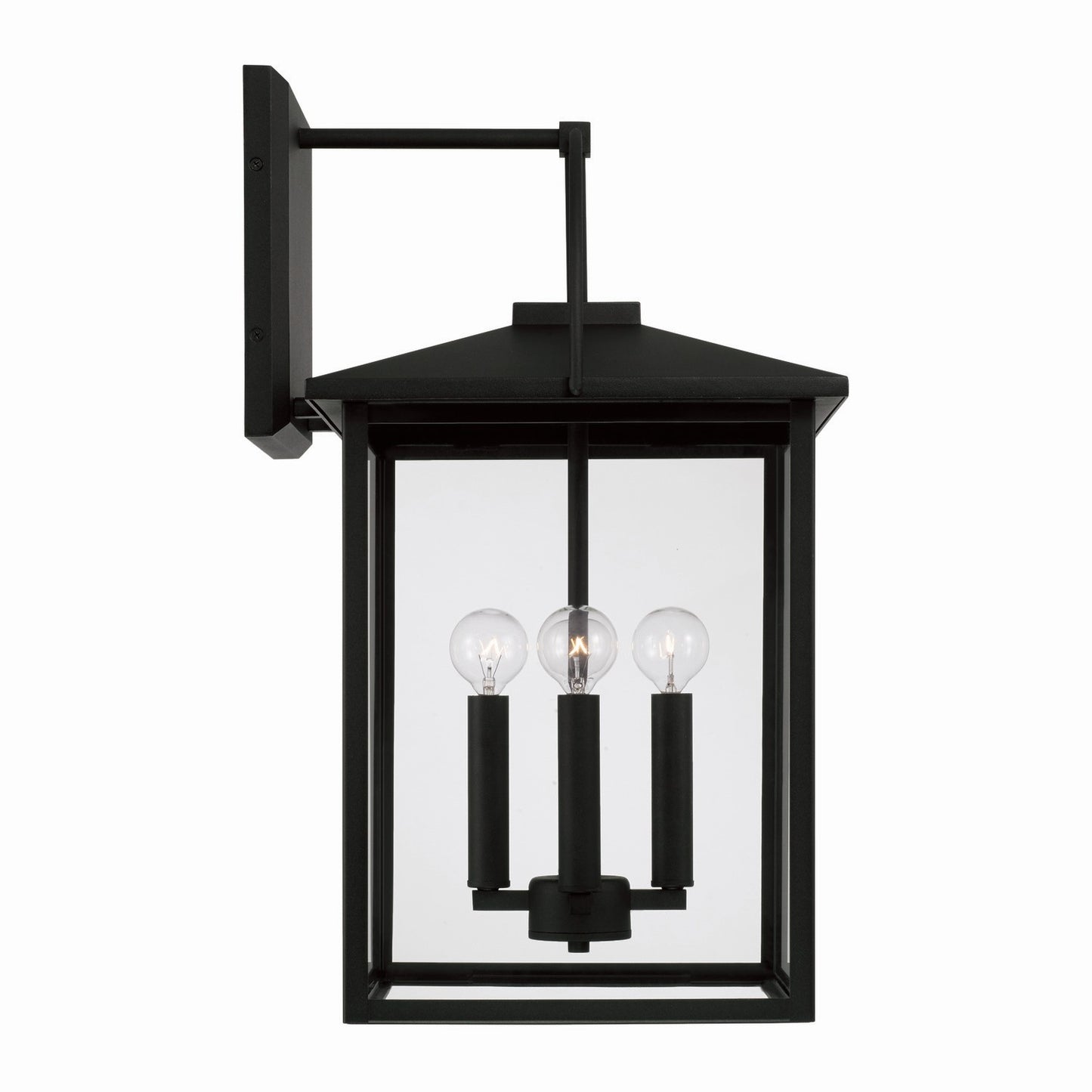 Bryson Exterior Lantern 4 LT in Black - Large