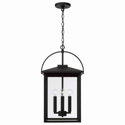 Bryson Exterior Hanging Lantern 4 LT in Black