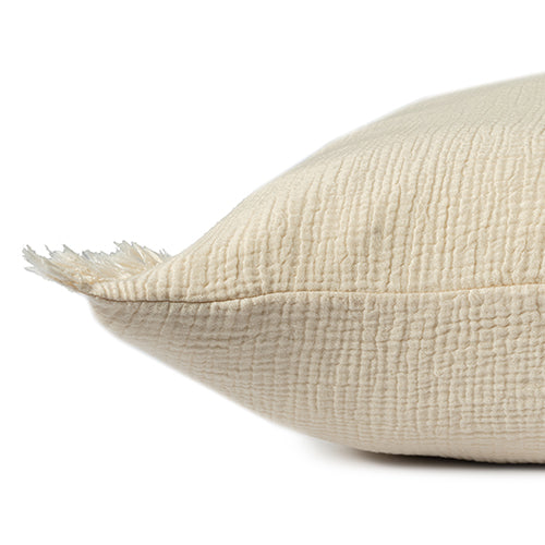 Cream Waves Pillow