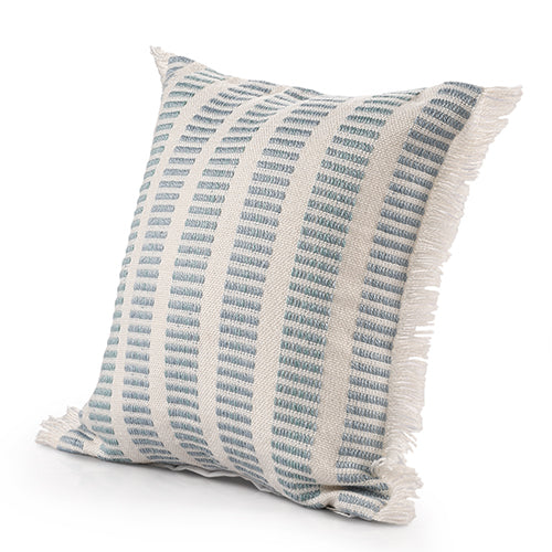 Blue Stripe Throw Pillow