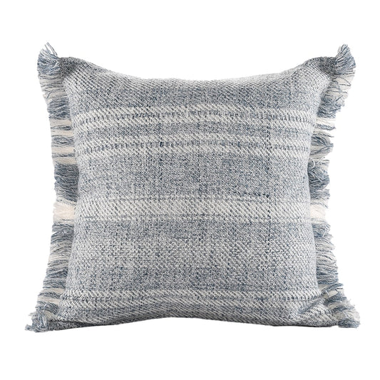 Melange Blue Throw Pillow