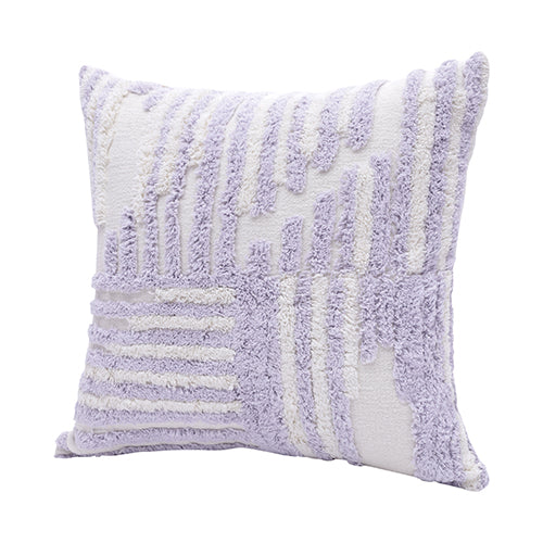 Lilac Stripe Throw Pillow