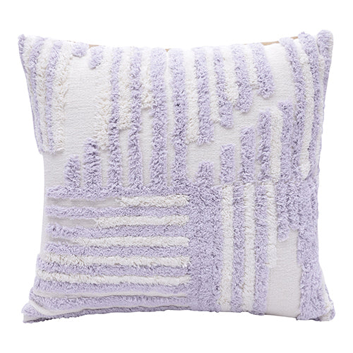 Lilac Stripe Throw Pillow