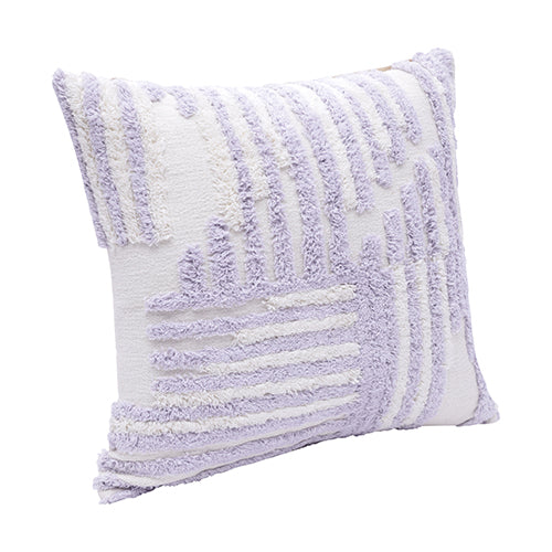 Lilac Stripe Throw Pillow